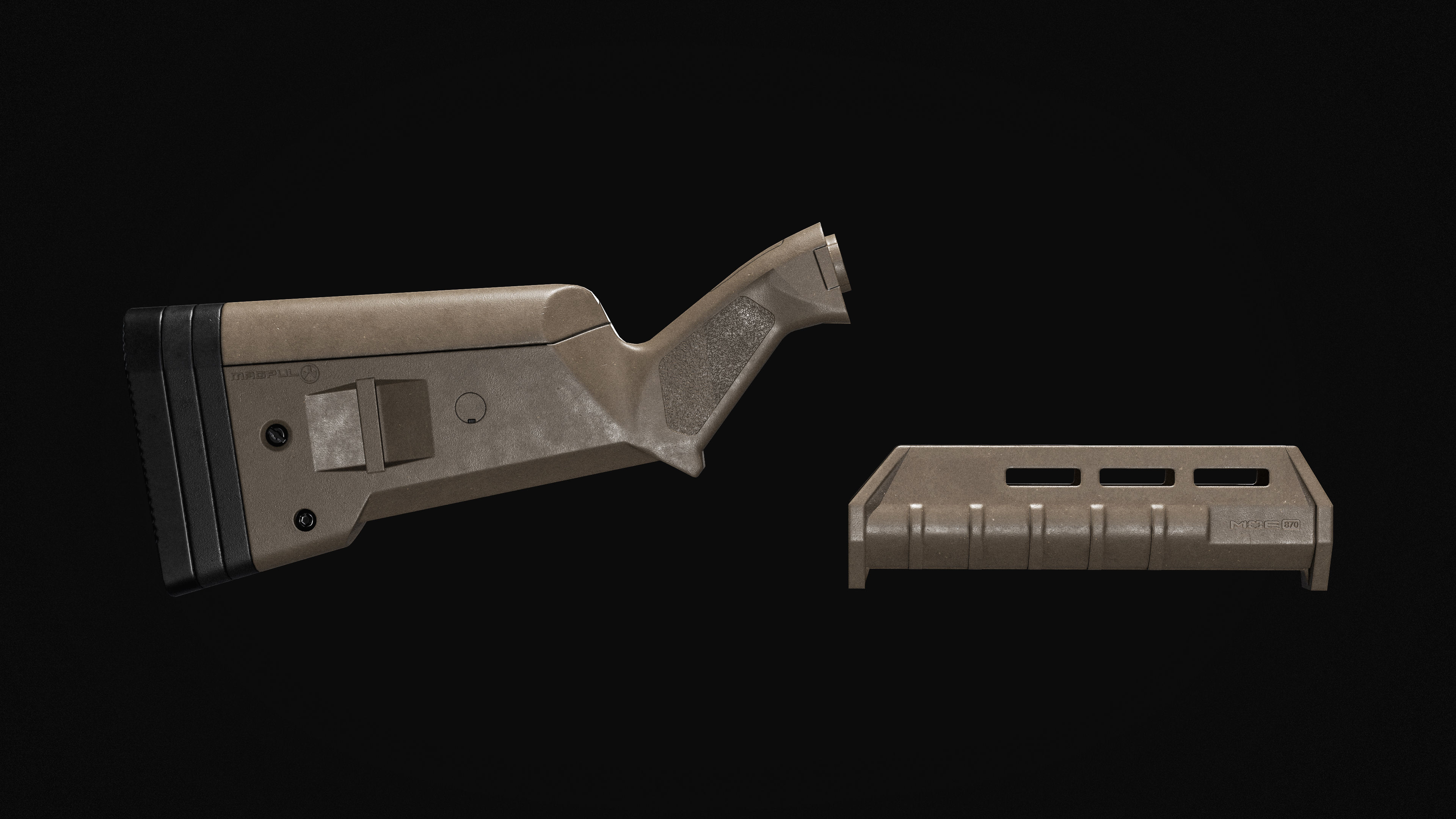 Remington 870 Tactical 3D model_9