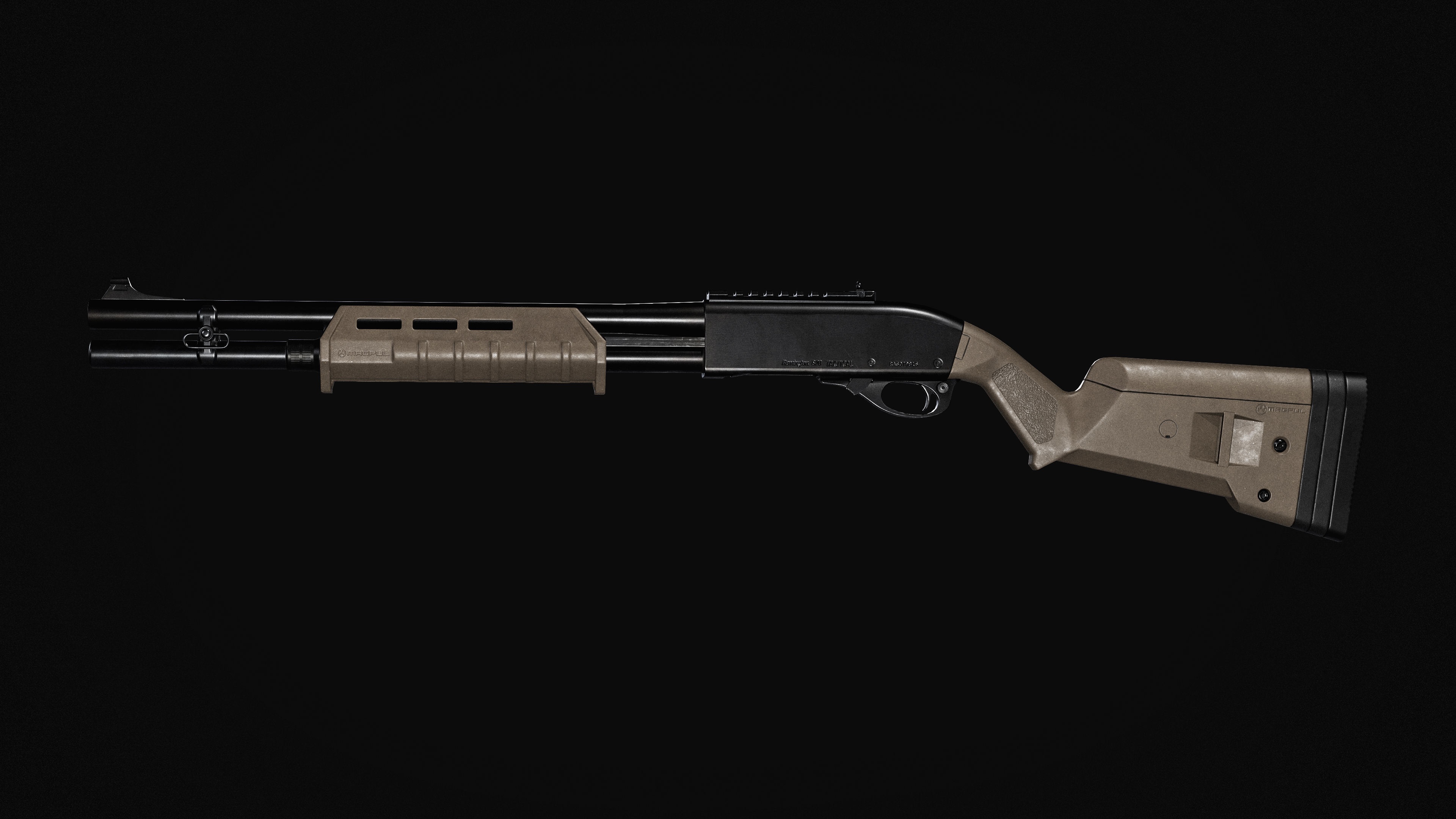 Remington 870 Tactical 3D model_5
