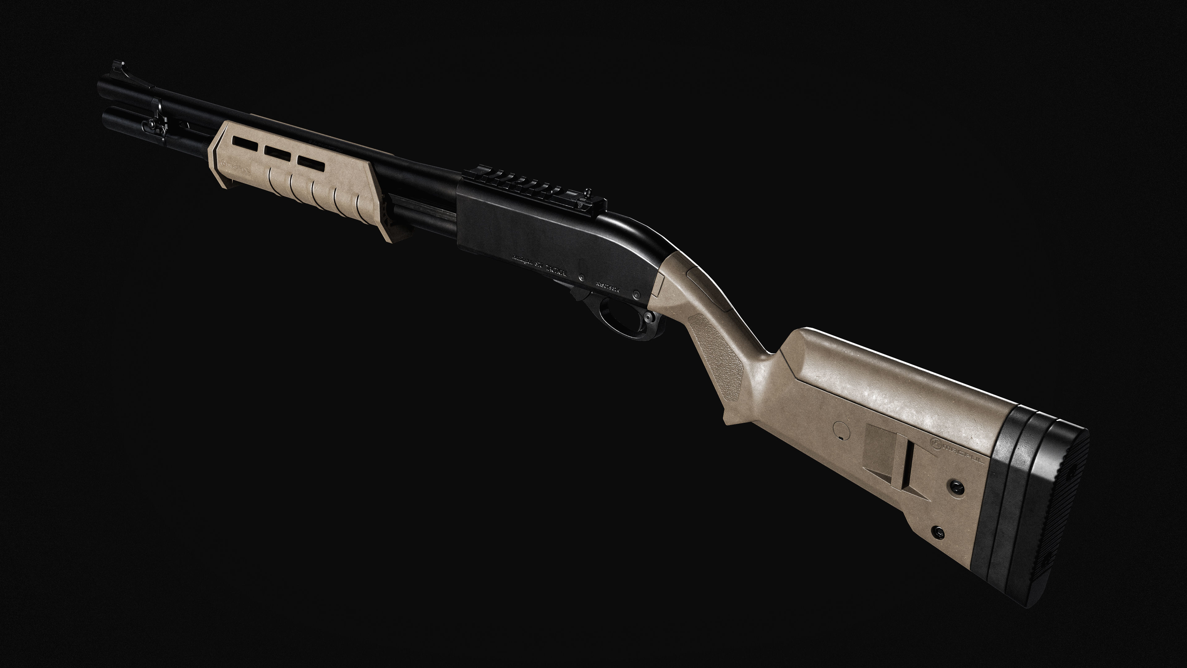 Remington 870 Tactical 3D model_4