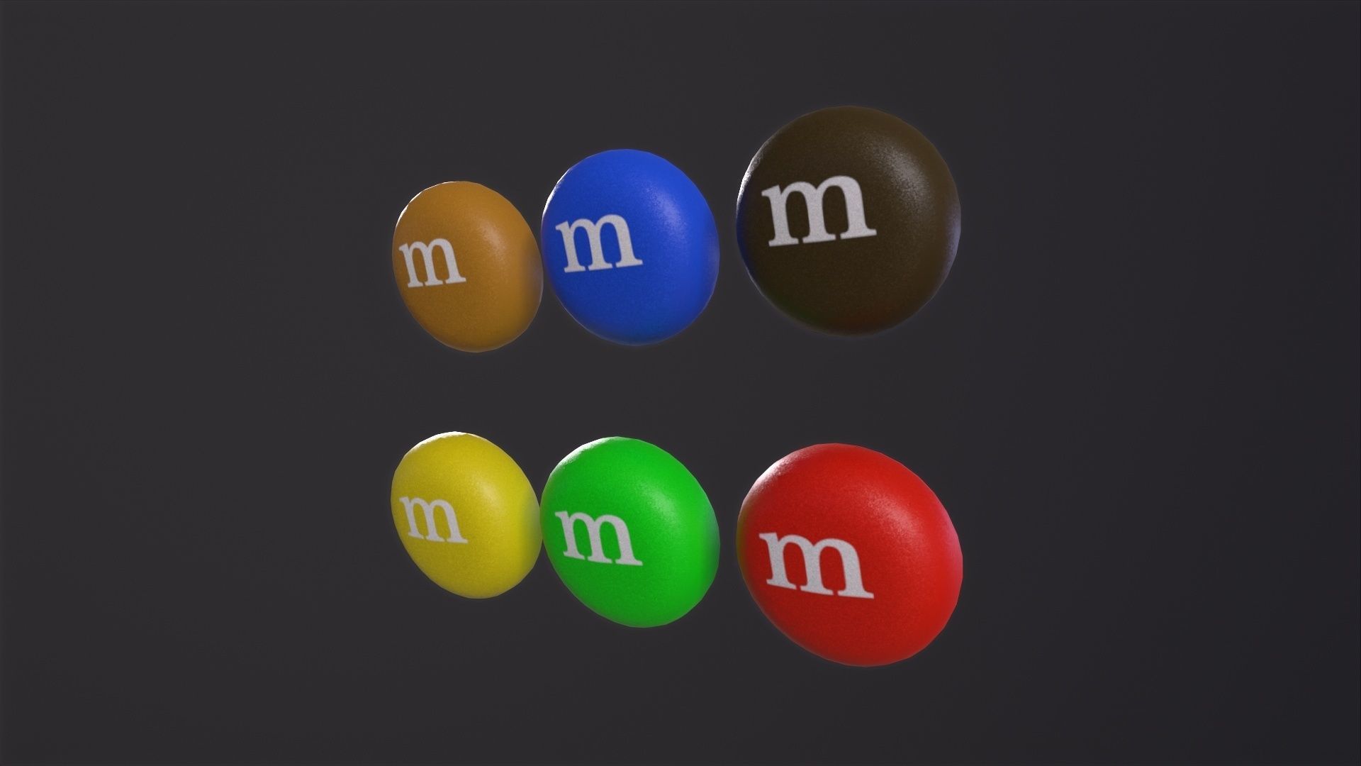 Chocolate Candy 3D Model Low-poly 3D model_6