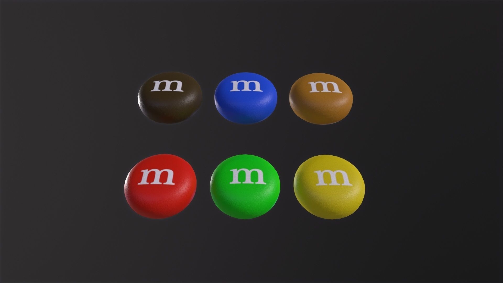 Chocolate Candy 3D Model Low-poly 3D model_5