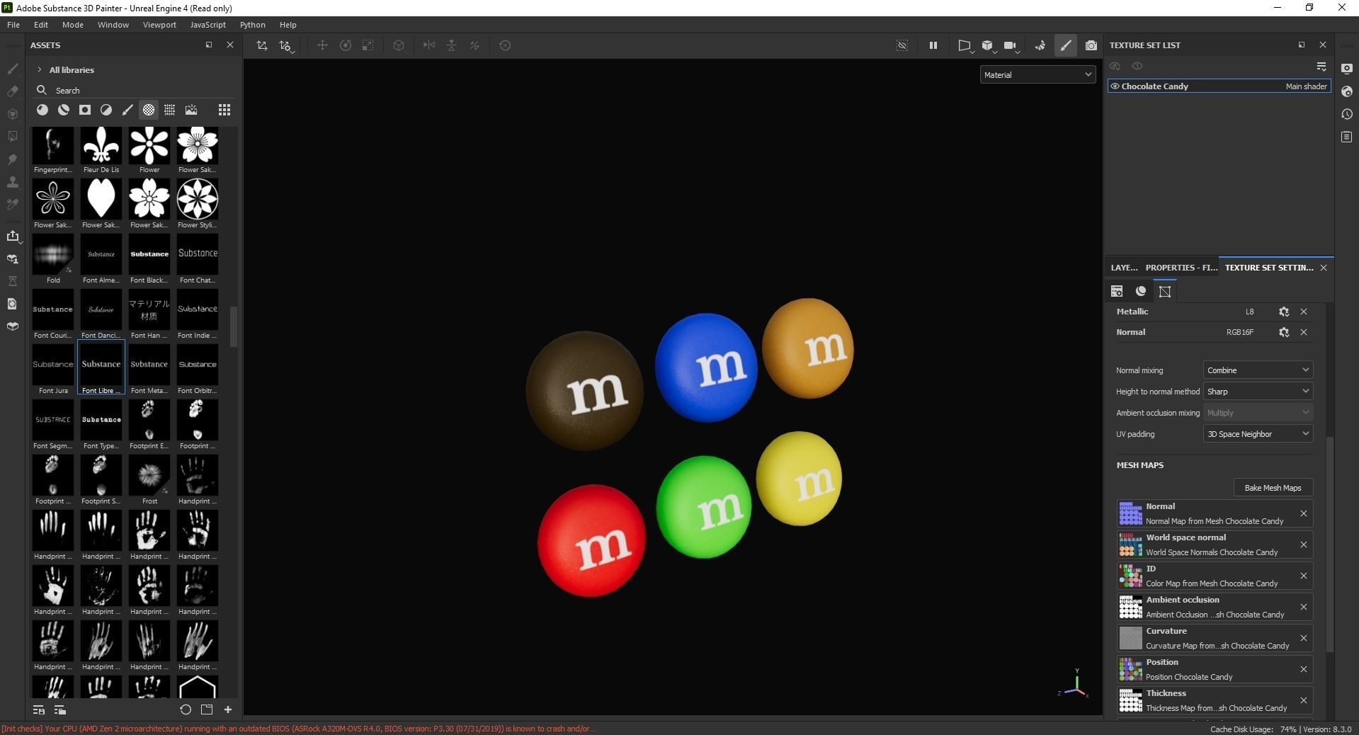 Chocolate Candy 3D Model Low-poly 3D model_7