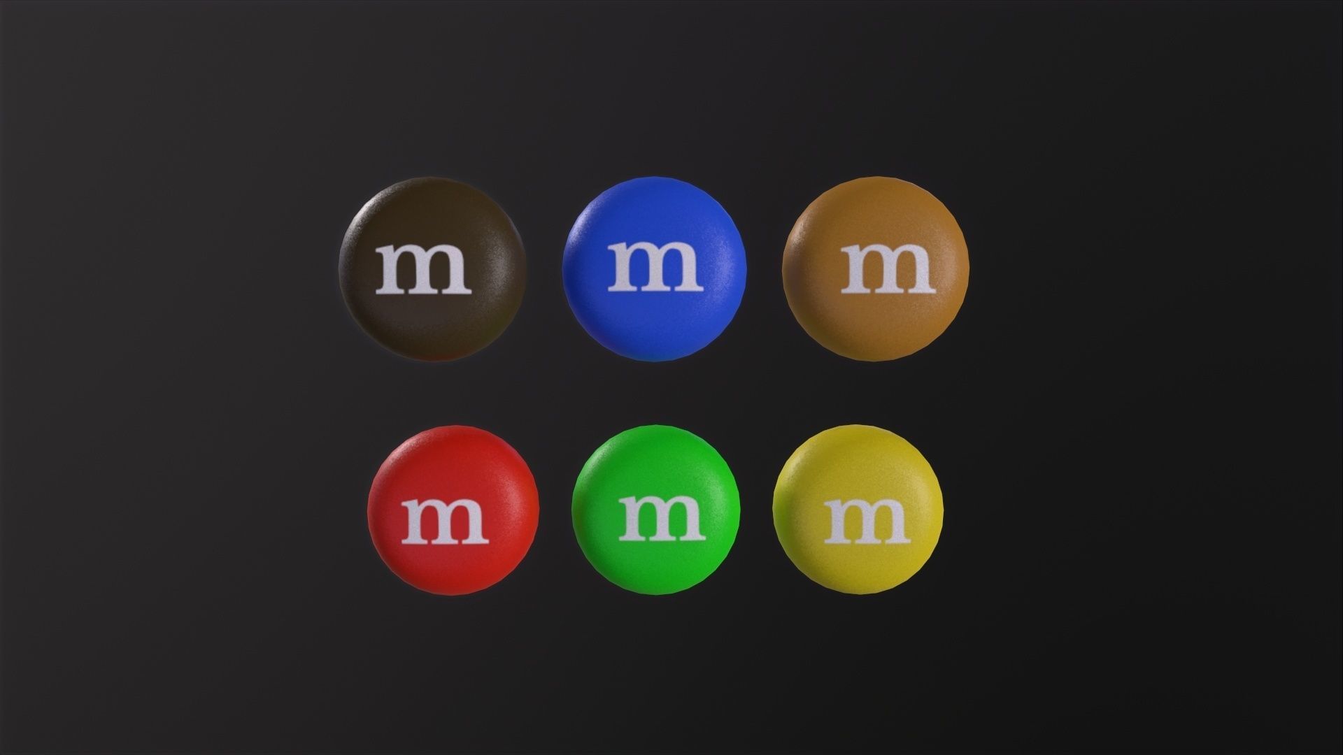 Chocolate Candy 3D Model Low-poly 3D model_4