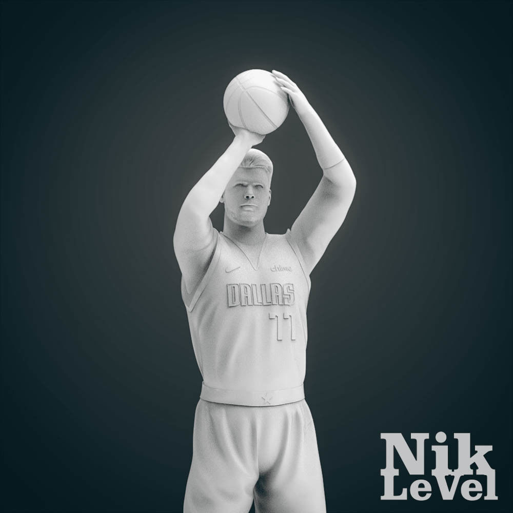 Luka Doncic 3D Printable 2 3D print model_19