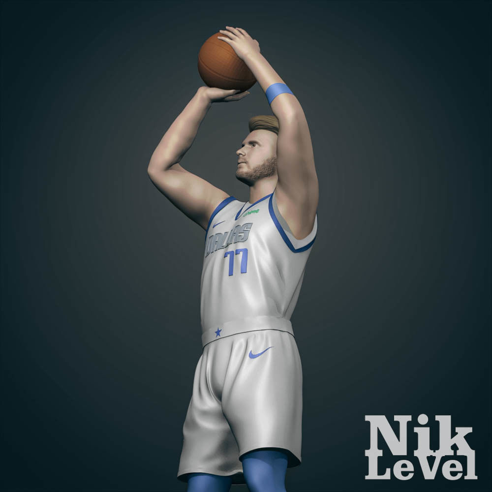 Luka Doncic 3D Printable 2 3D print model_12