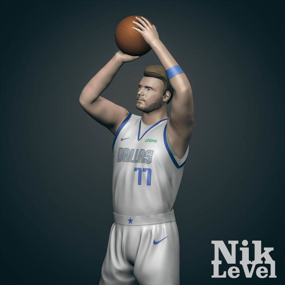 Luka Doncic 3D Printable 2 3D print model_9