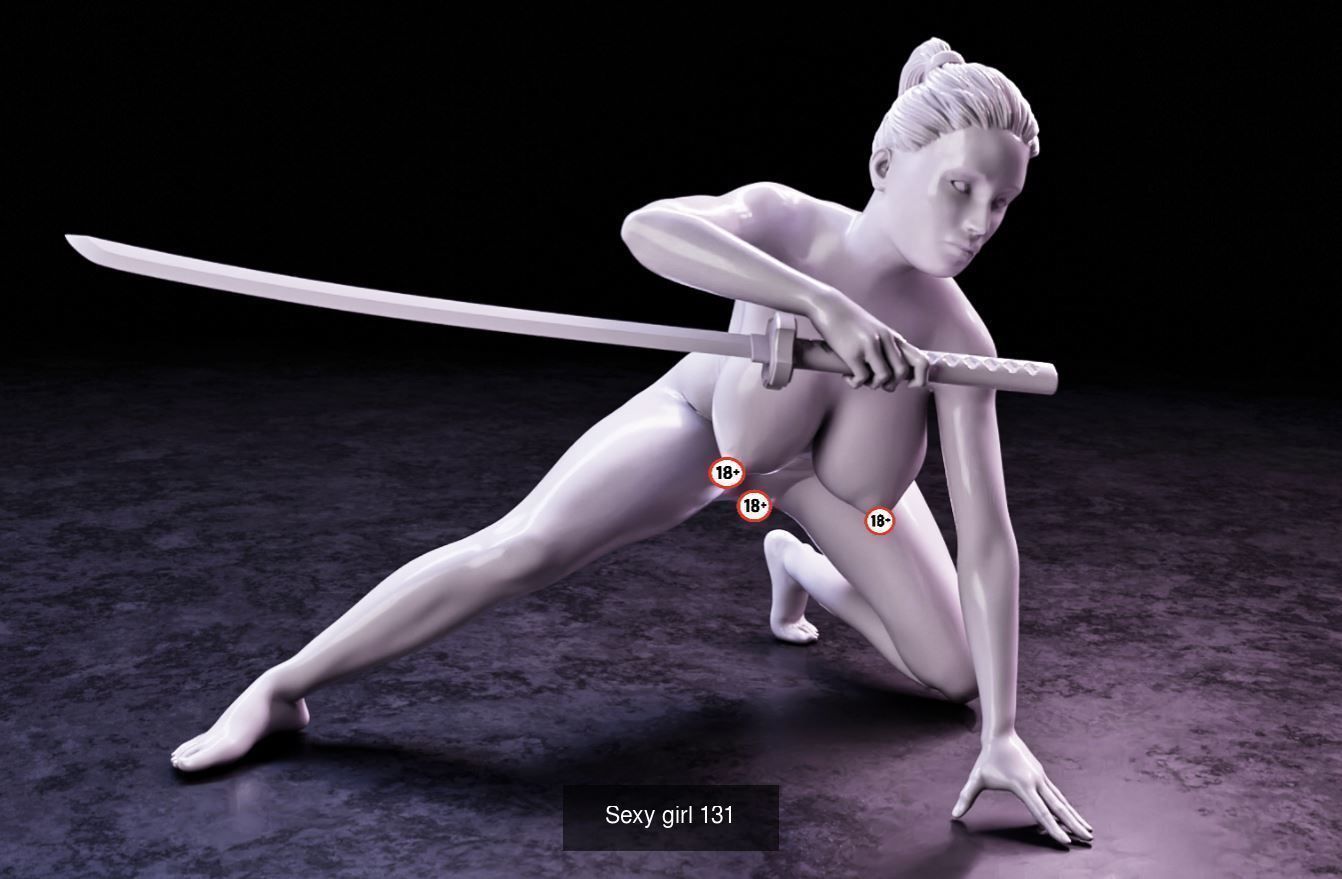 Sexy Girls - Mega pack Vol 5 3D Model Collection_10