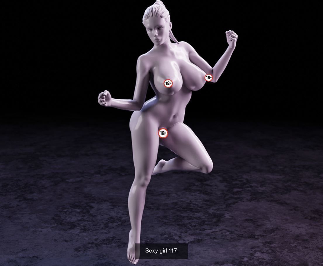 Sexy Girls - Mega pack Vol 5 3D Model Collection_3
