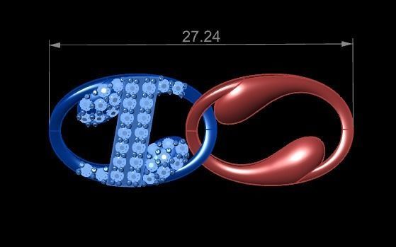 cuban chain 3 3D print model_17