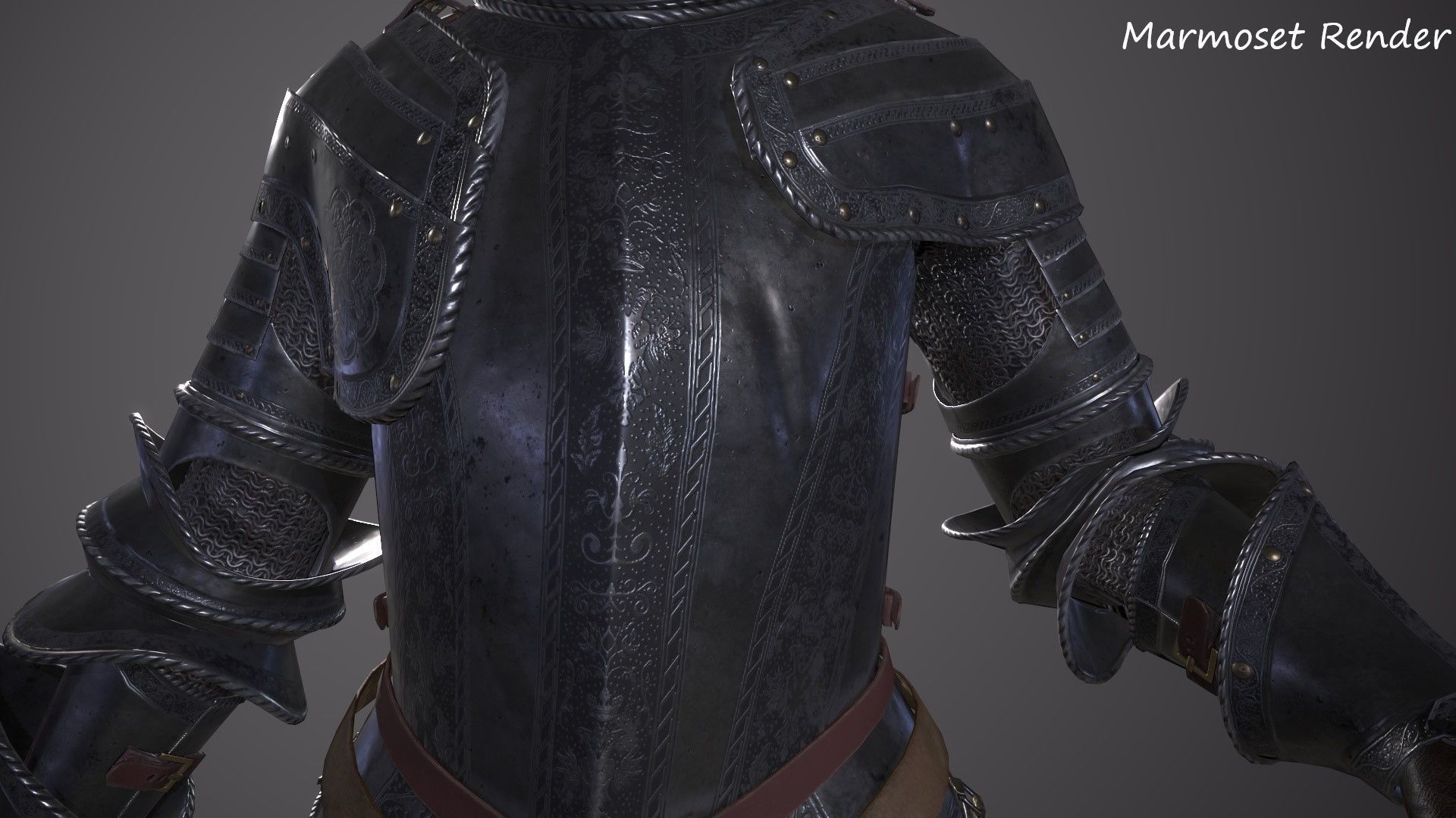 Medieval Knights Collection GAME READY Low-poly 3D model_8