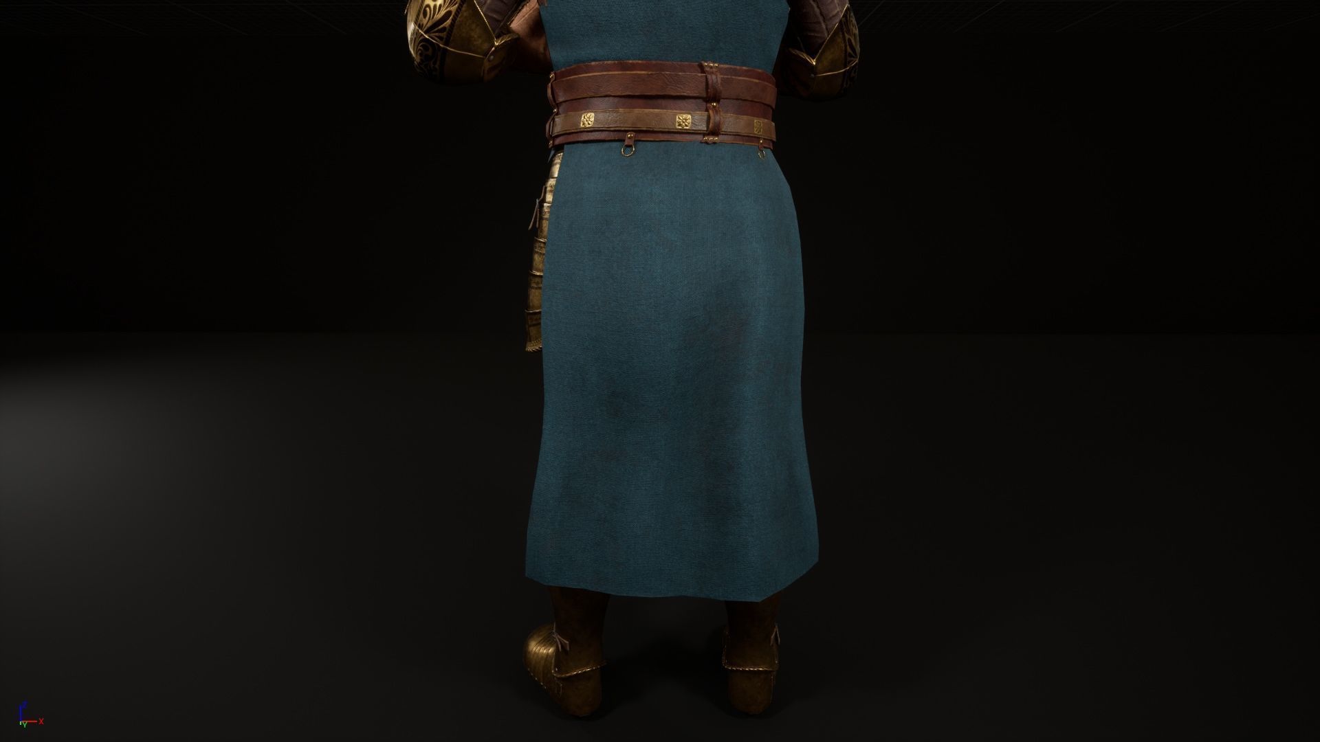 Medieval Knights Collection GAME READY Low-poly 3D model_28