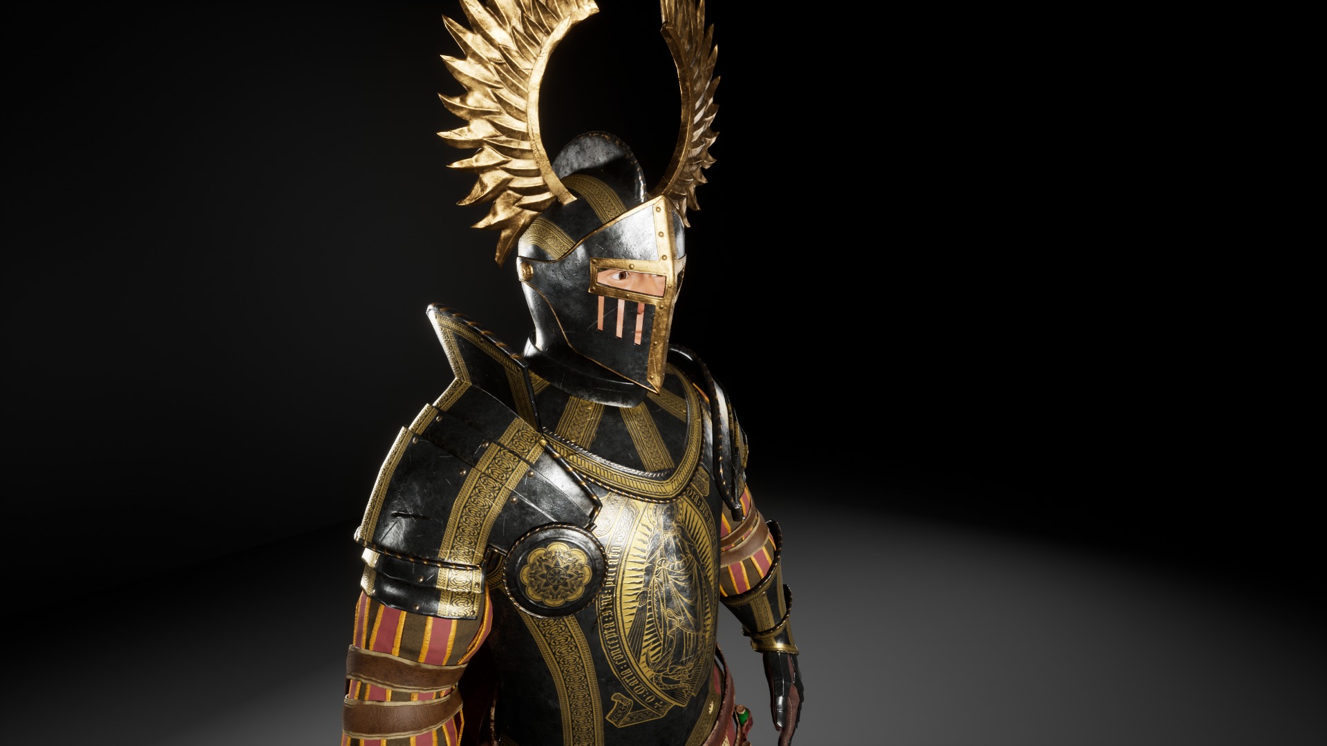 Medieval Knights Collection GAME READY Low-poly 3D model_16