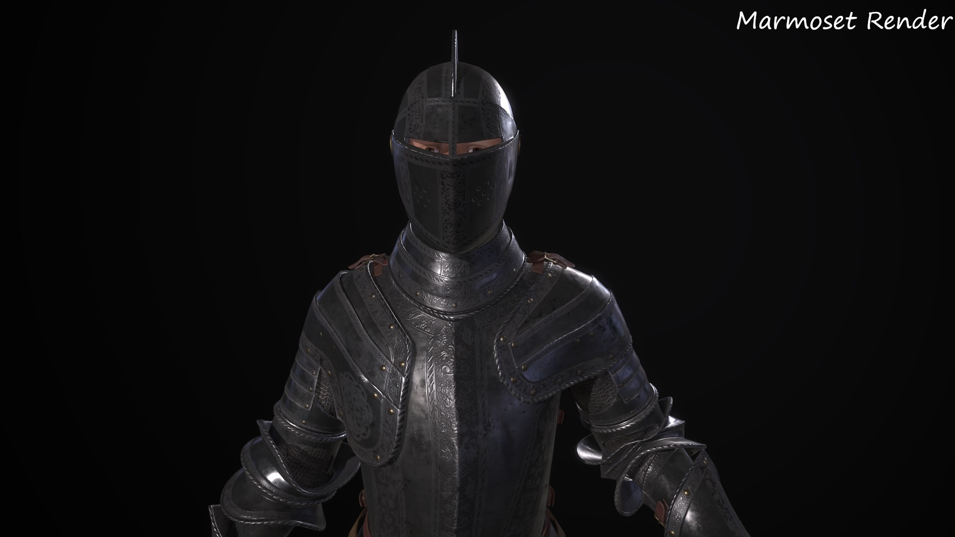 Medieval Knights Collection GAME READY Low-poly 3D model_7