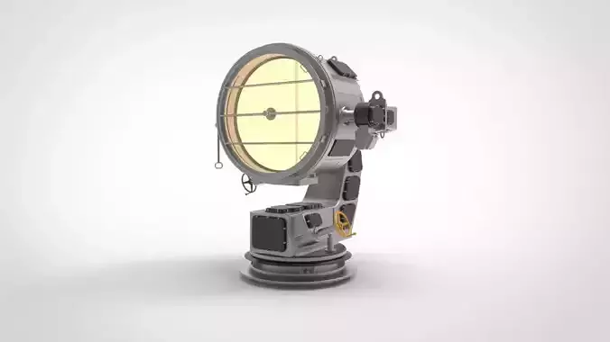 Marine Searchlight 3D model