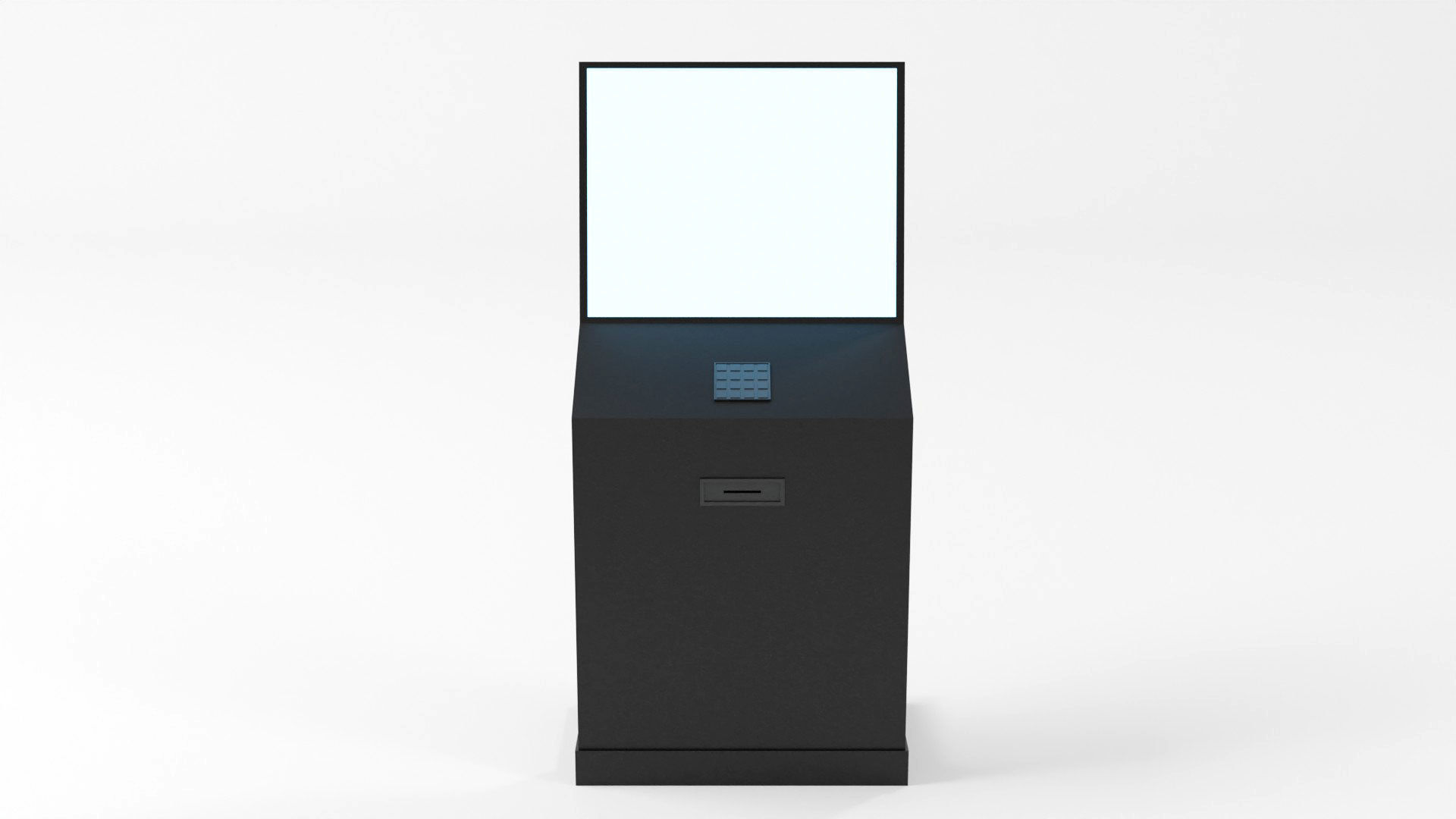 Digital Information Display Board 3D Model Low-poly 3D model_30