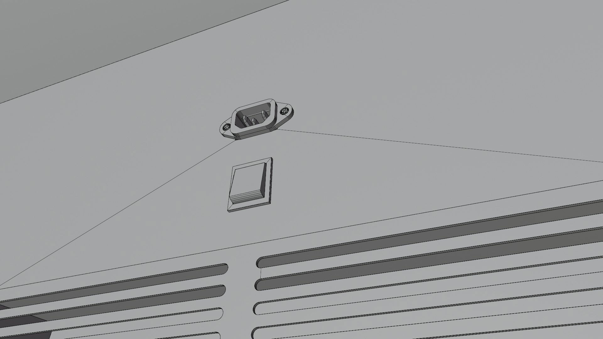 Digital Information Display Board 3D Model Low-poly 3D model_24