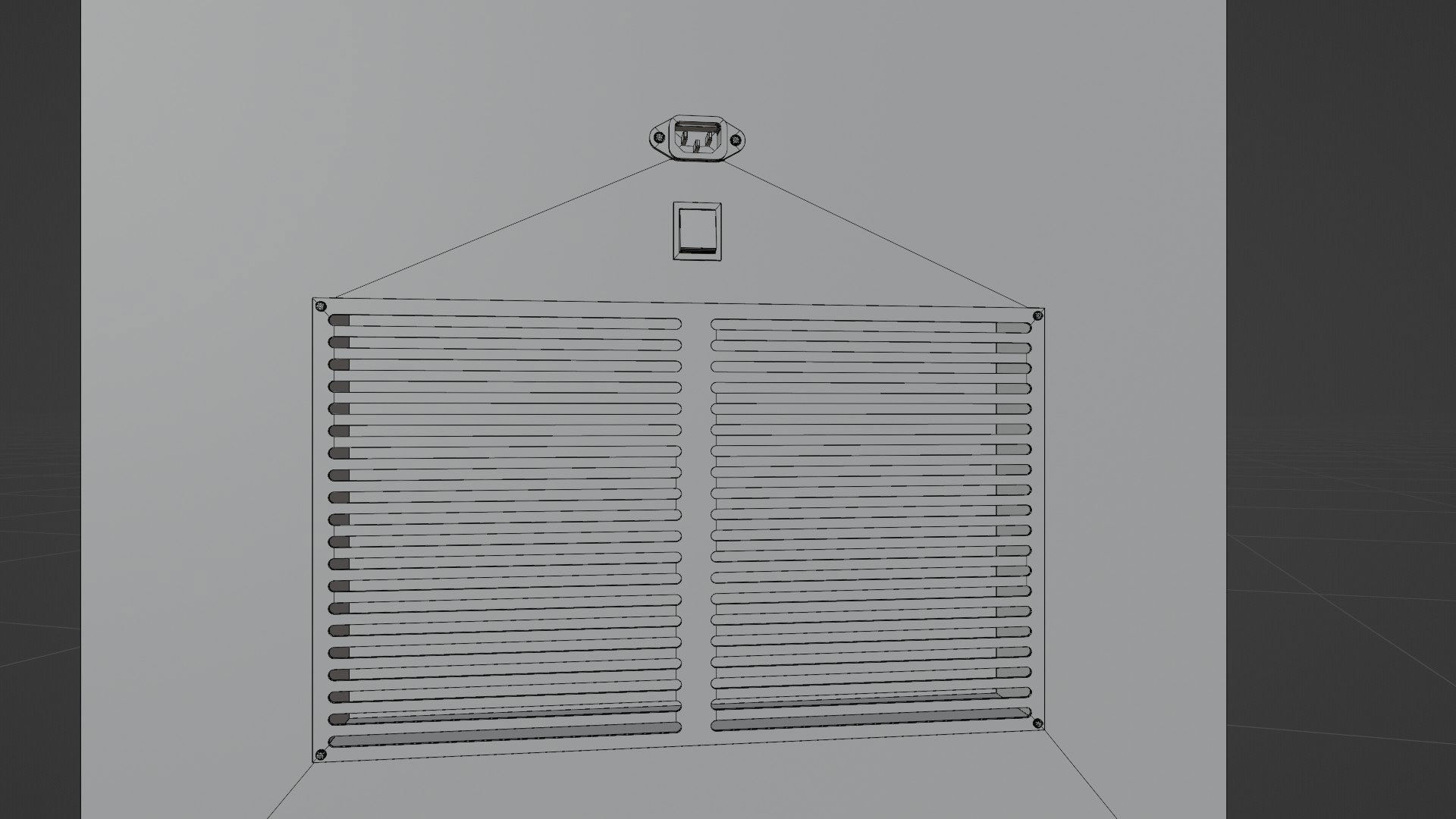 Digital Information Display Board 3D Model Low-poly 3D model_22