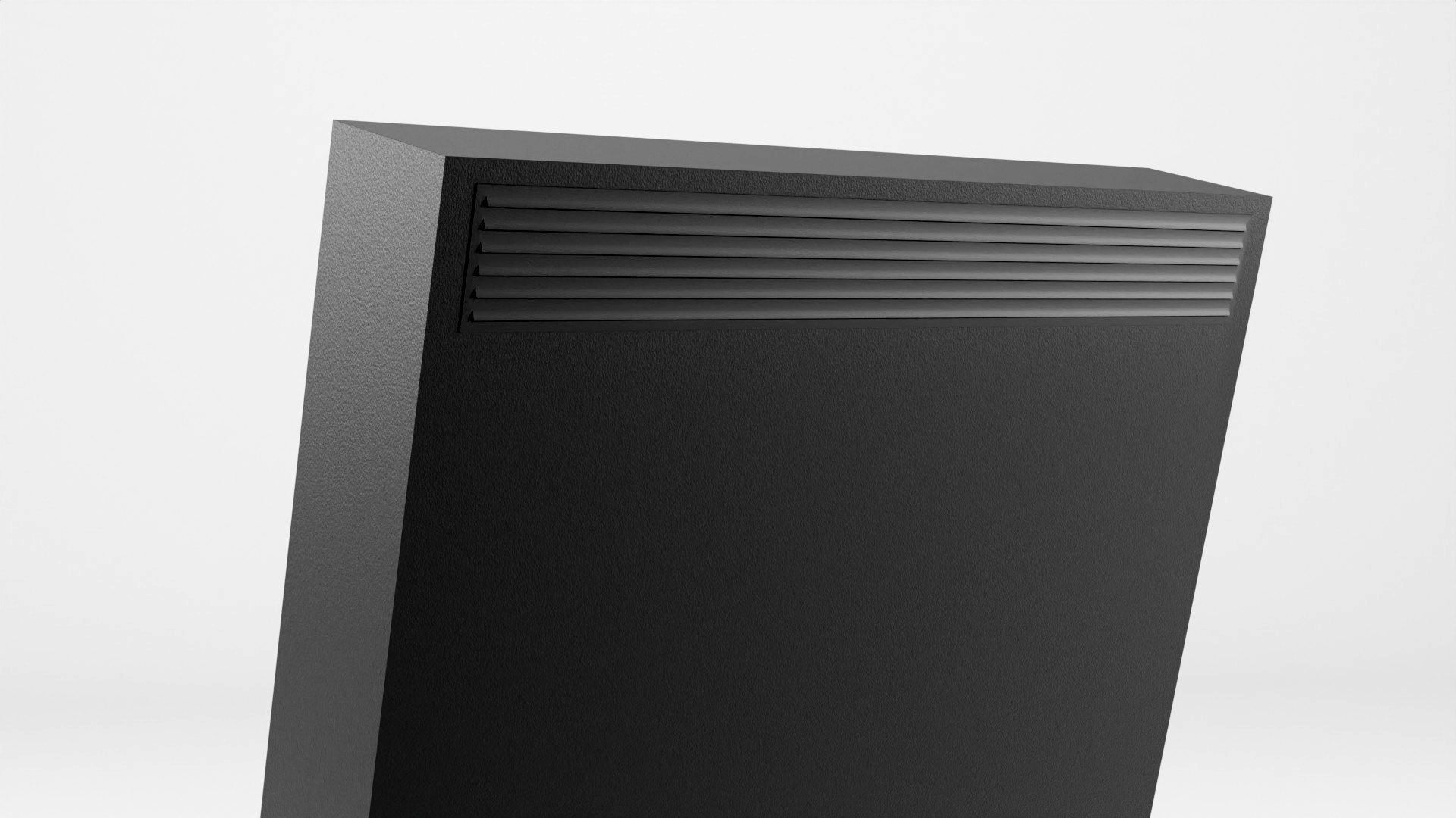 Digital Information Display Board 3D Model Low-poly 3D model_7