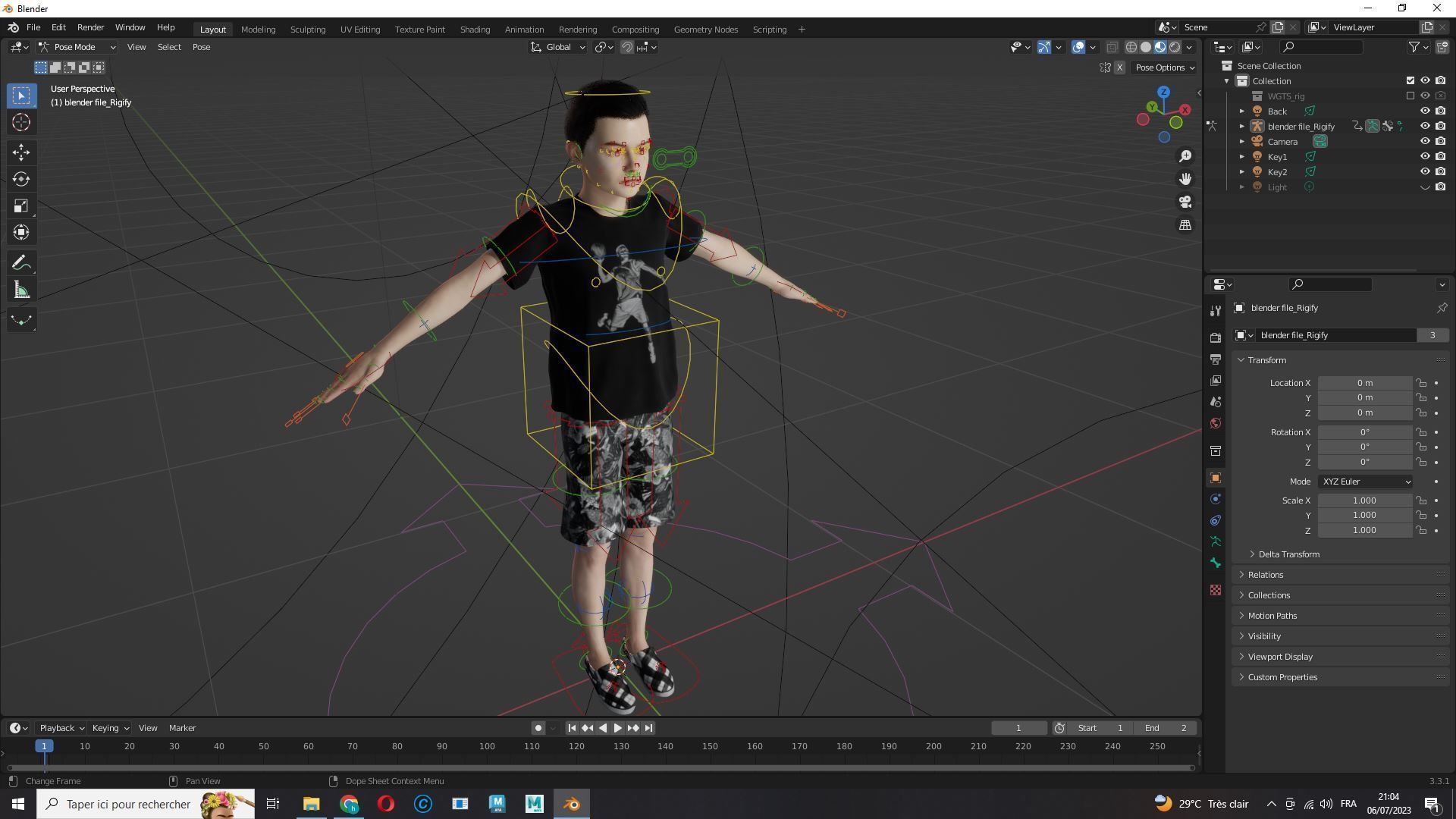  Adam-Realistic Boy Low-poly 3D model_14