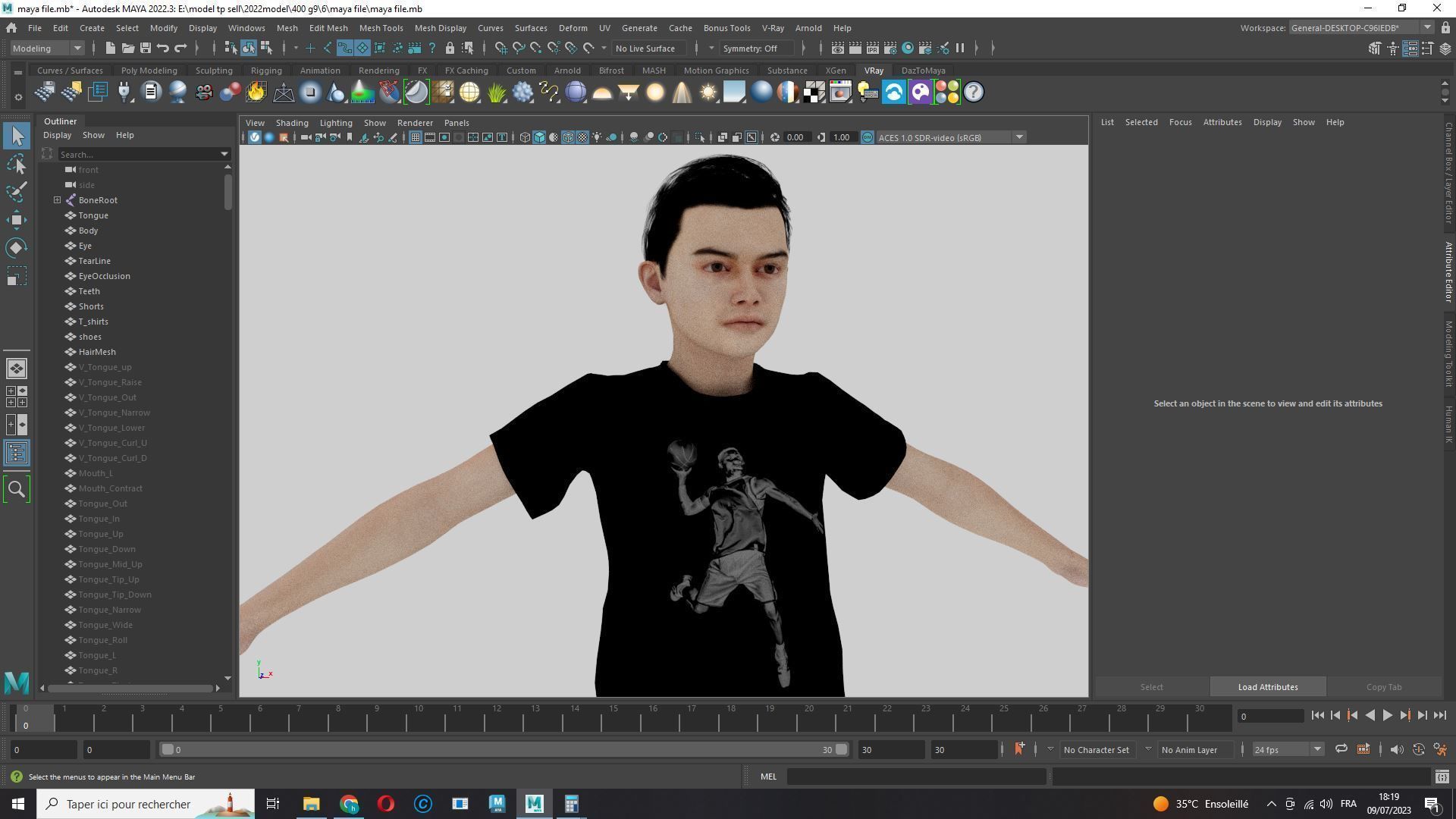  Adam-Realistic Boy Low-poly 3D model_19