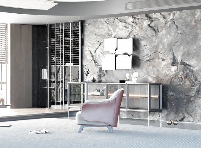 monomer Cabinets decoration Modern sideboard 3D model