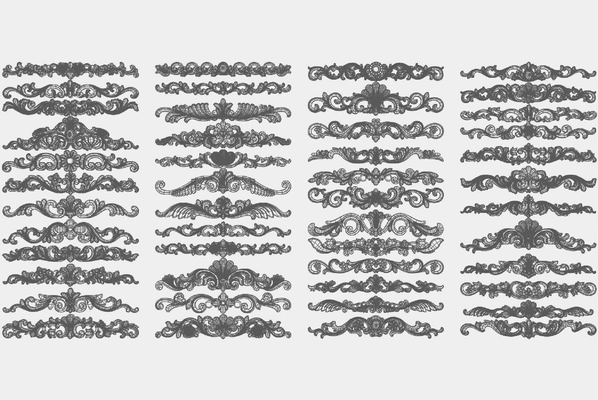 48 Carved decor for cnc 3D model_6