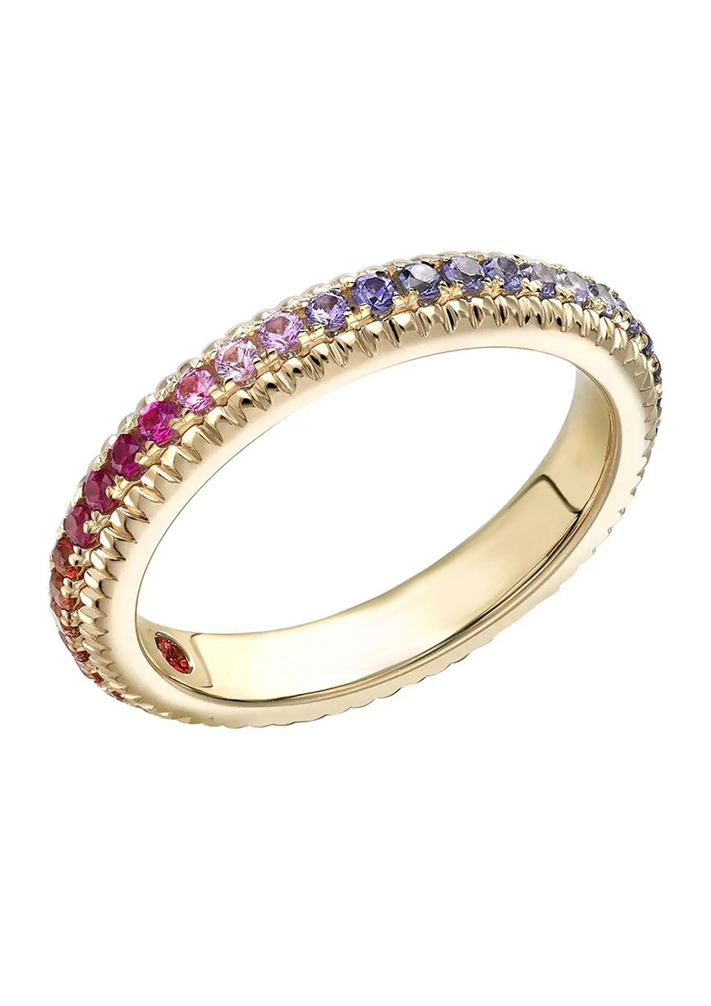 Rainbow eternity ring 3D print model_5