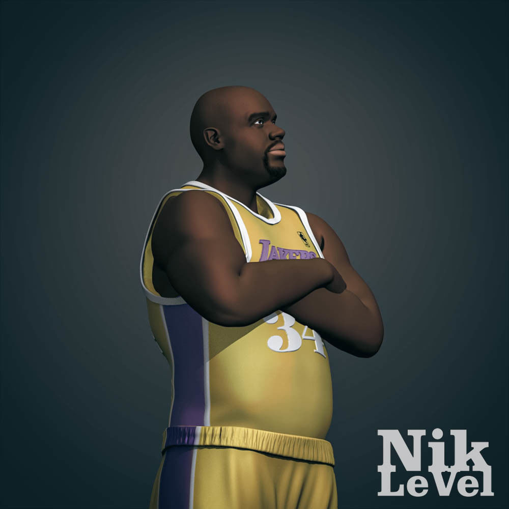 Shaquille O Neal 3D Printable 2 3D print model_11
