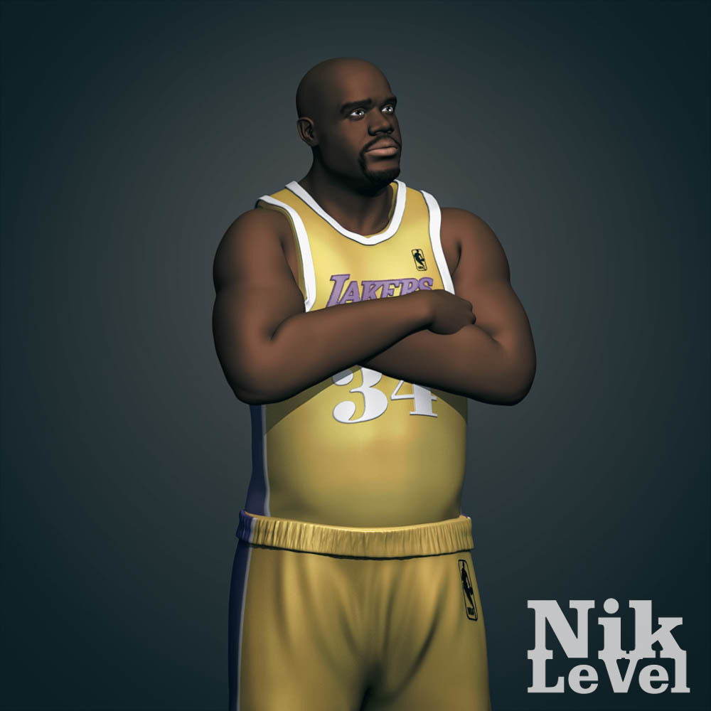 Shaquille O Neal 3D Printable 2 3D print model_8