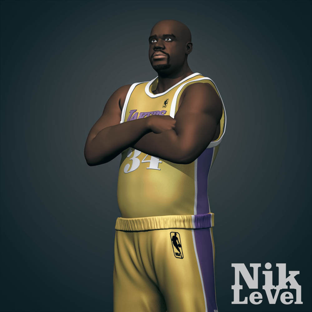 Shaquille O Neal 3D Printable 2 3D print model_9