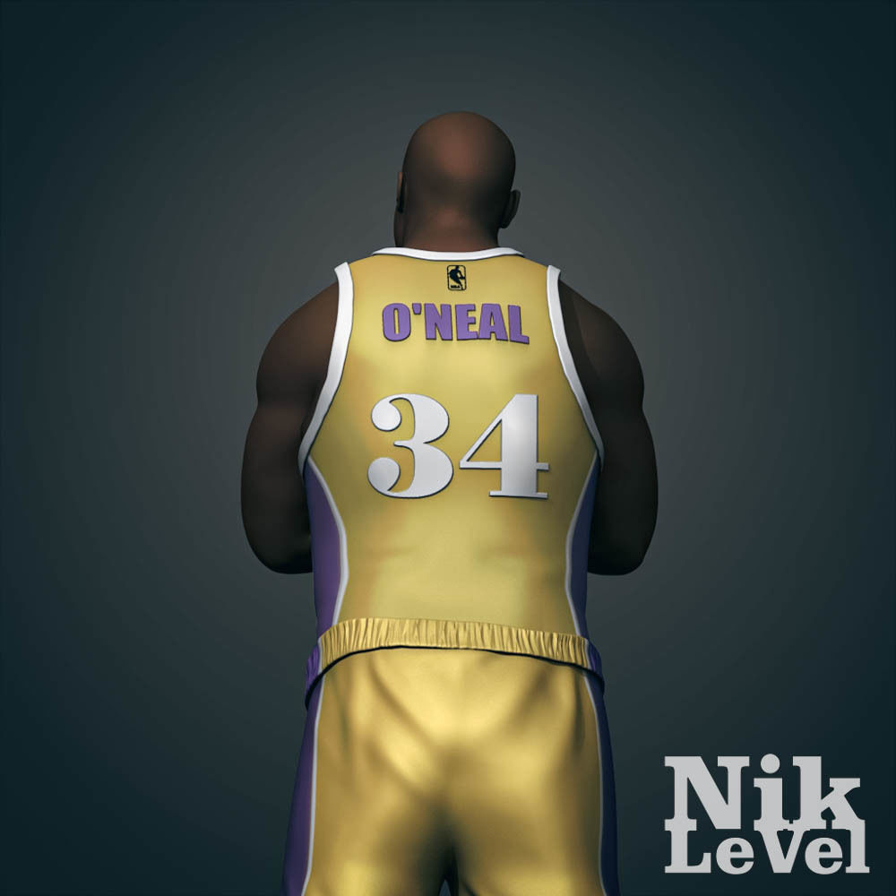 Shaquille O Neal 3D Printable 2 3D print model_12