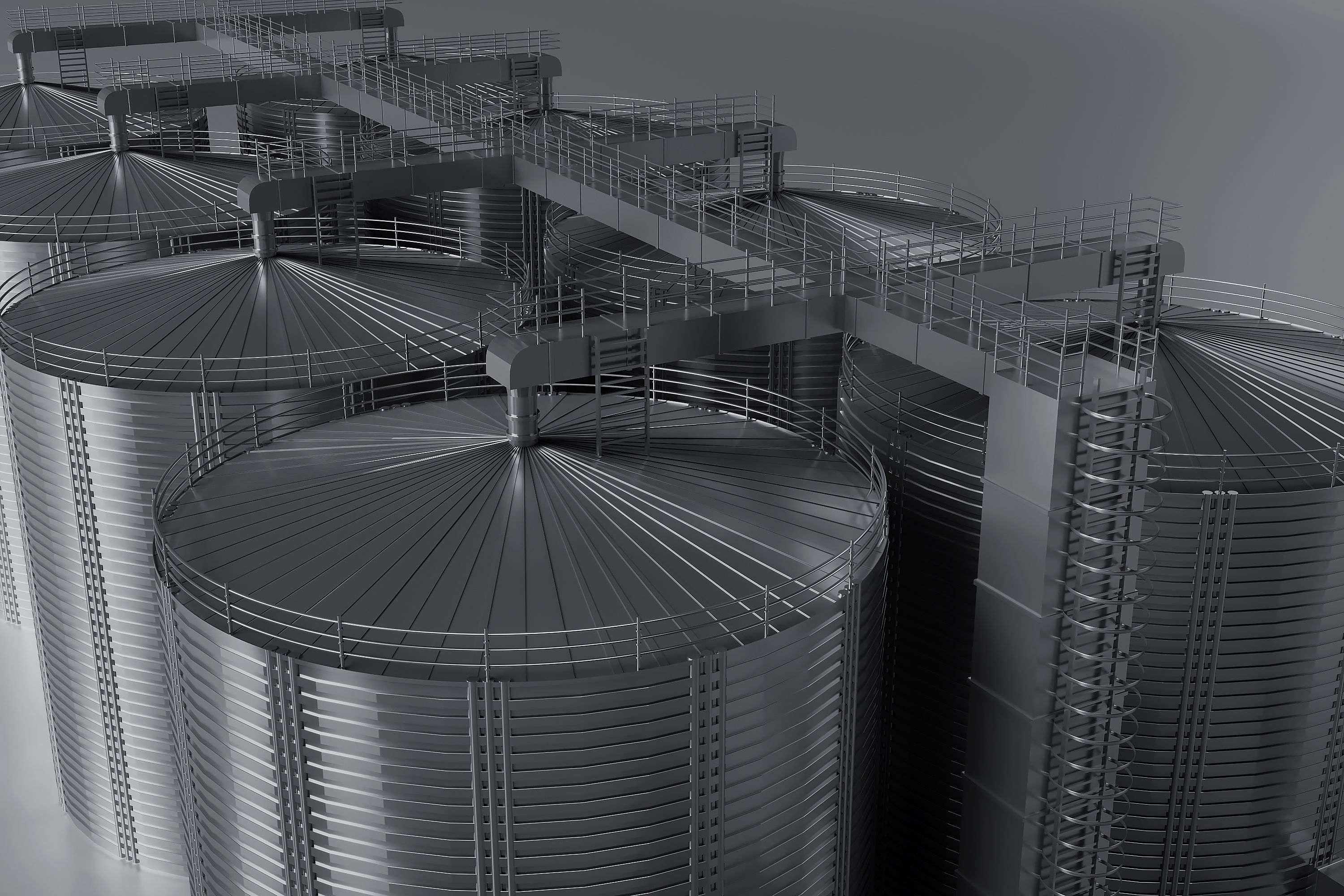 Grain Elevator Complex  3D model_2