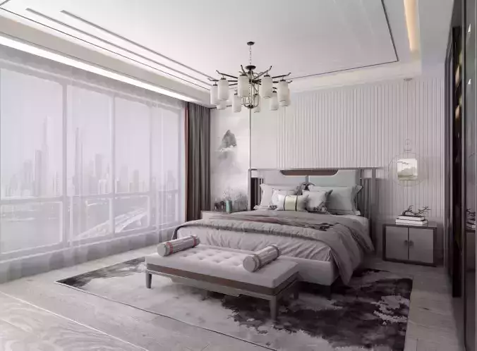 Chinese bedroom New style