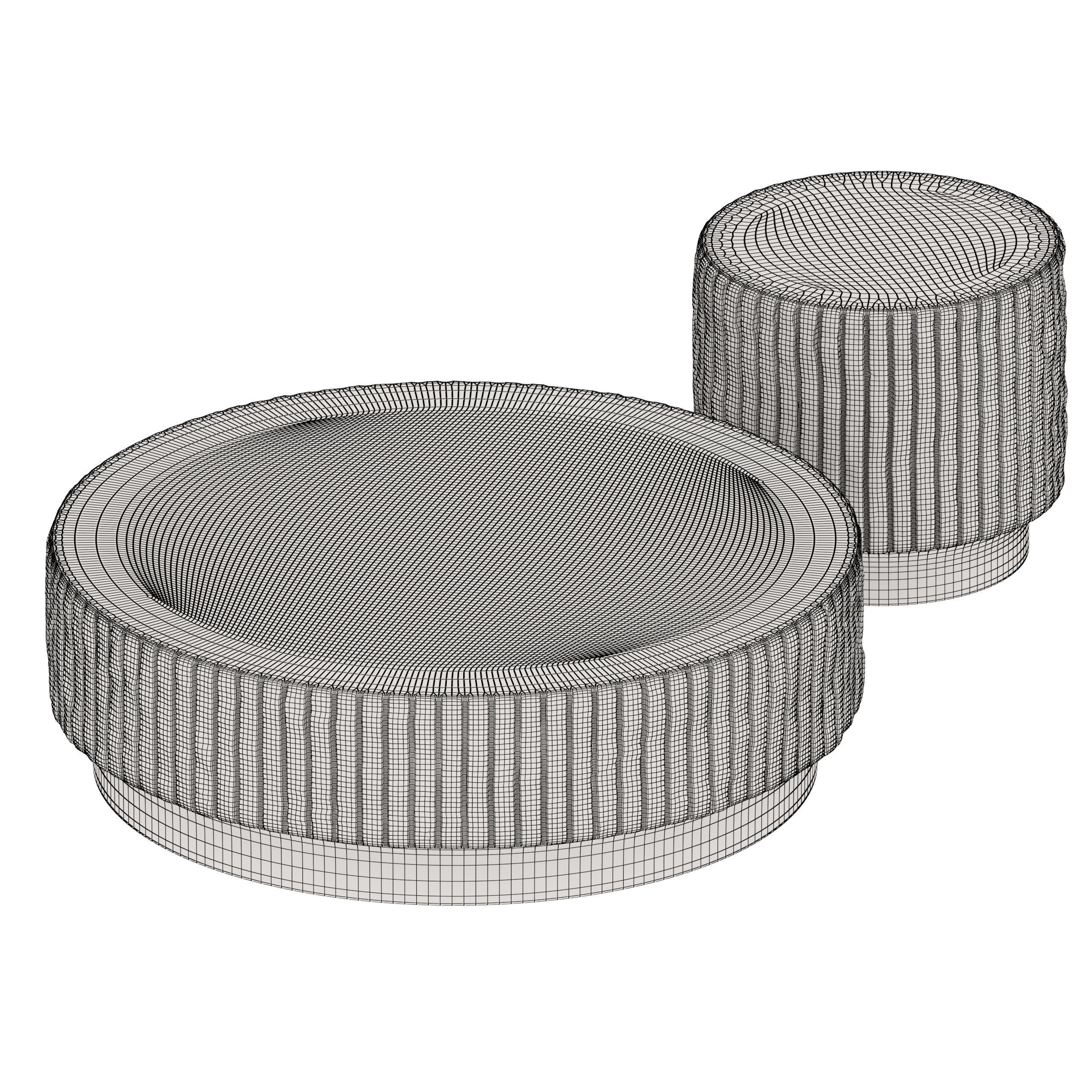 Hume Stone Coffee Table by David Shaw 3D model_5