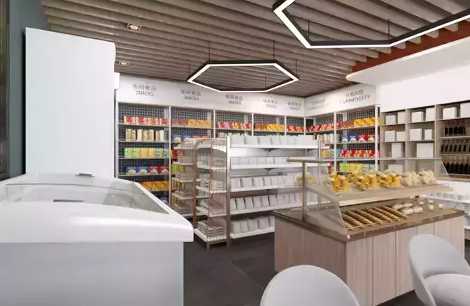 Store Convenience Supermarket Modern