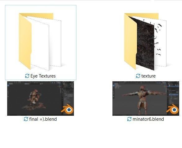 Minotaur Low-poly 3D model_12