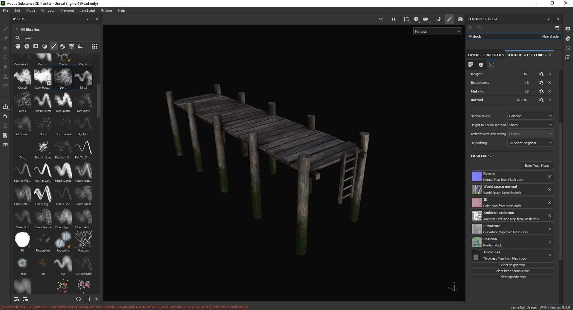 Dock 3D Model Low-poly 3D model_7