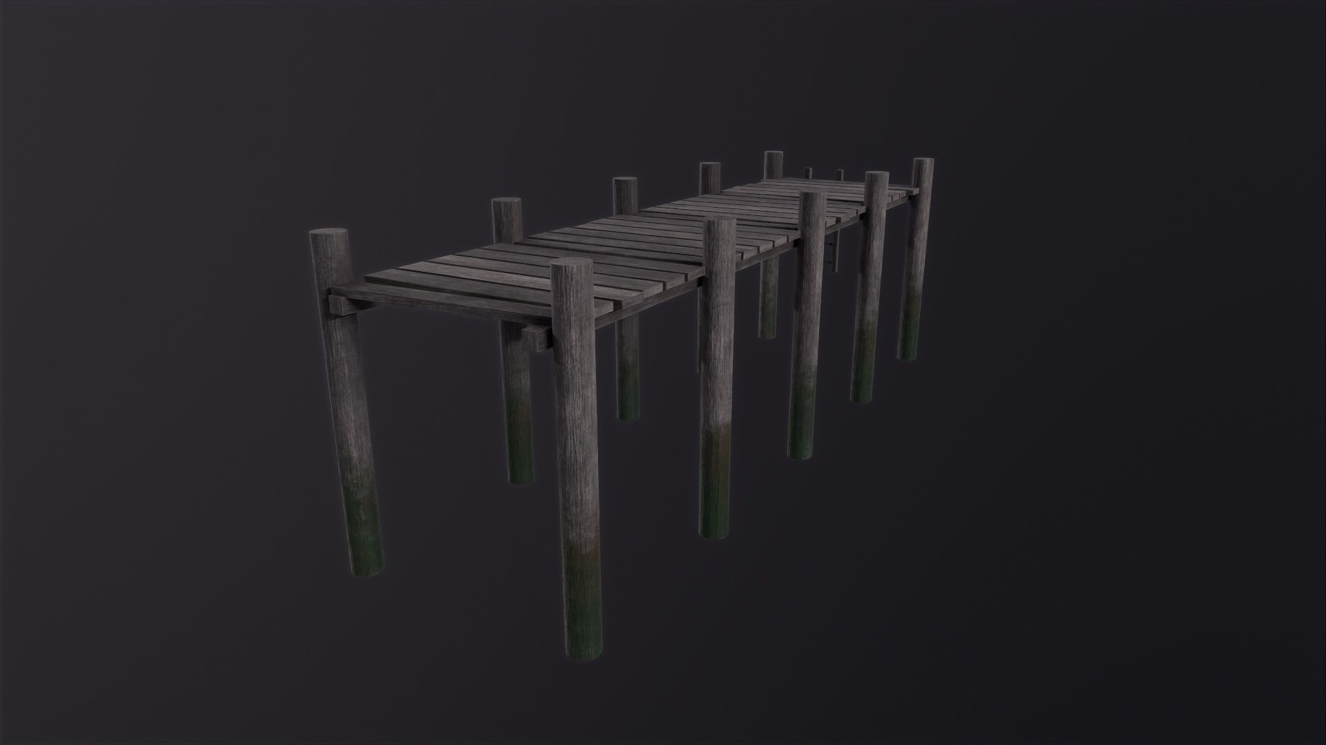Dock 3D Model Low-poly 3D model_4