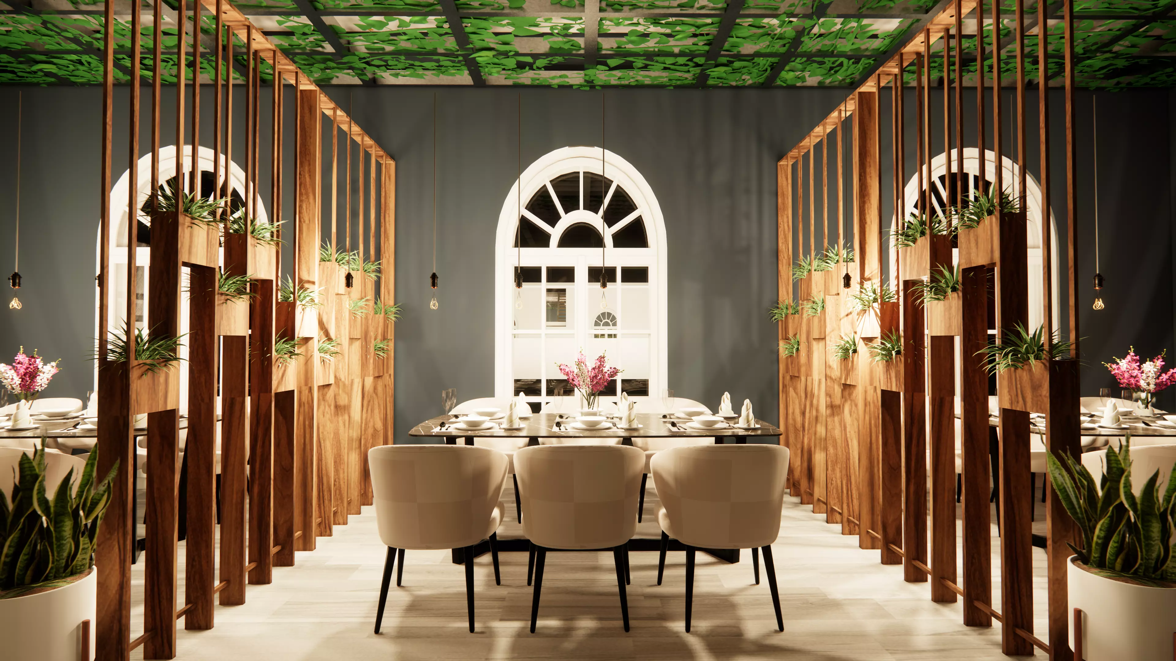 THE FULL RESTAURANT INTERIOR DESIGN PACK 3D model_0