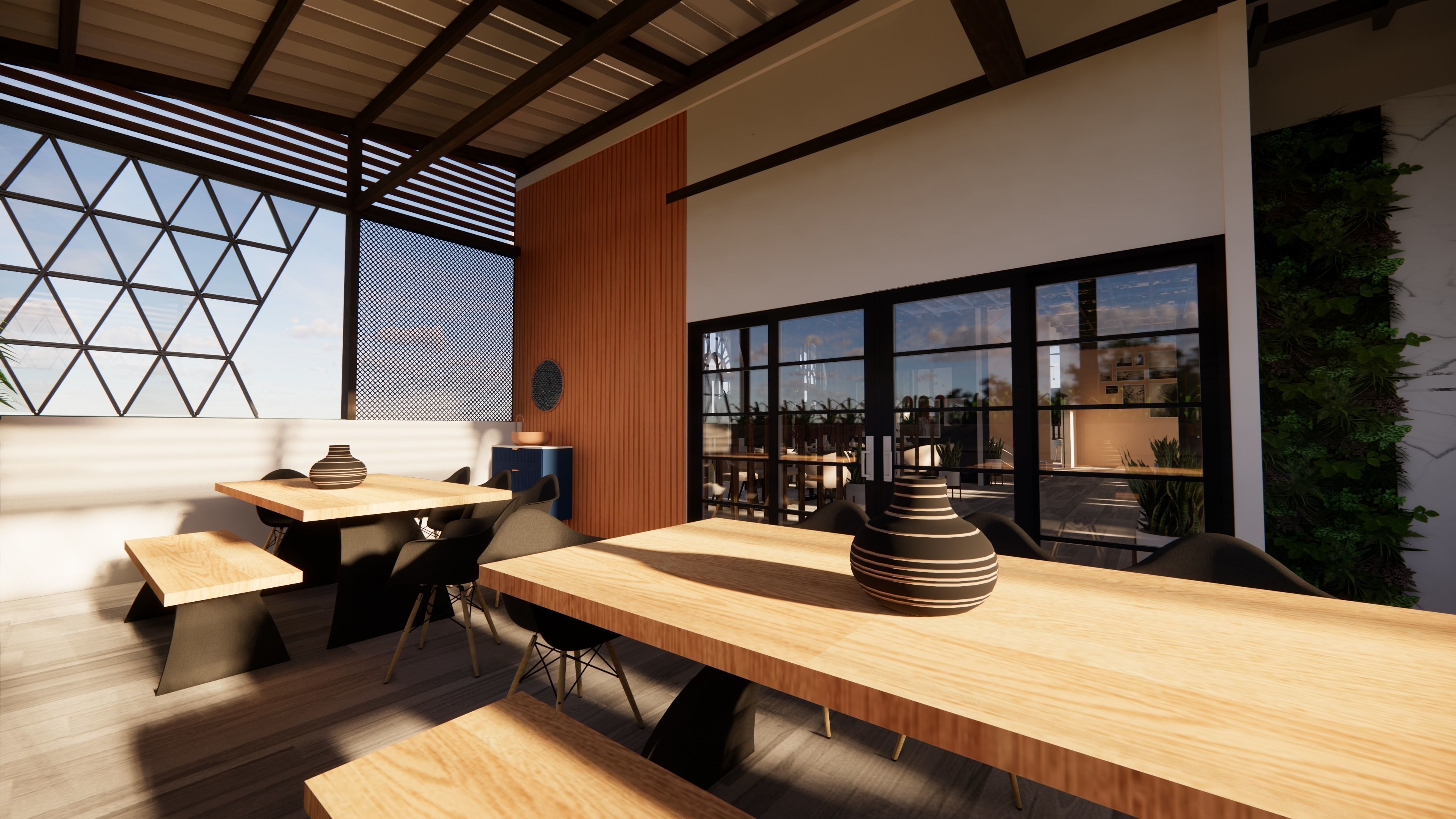 THE FULL RESTAURANT INTERIOR DESIGN PACK 3D model_4