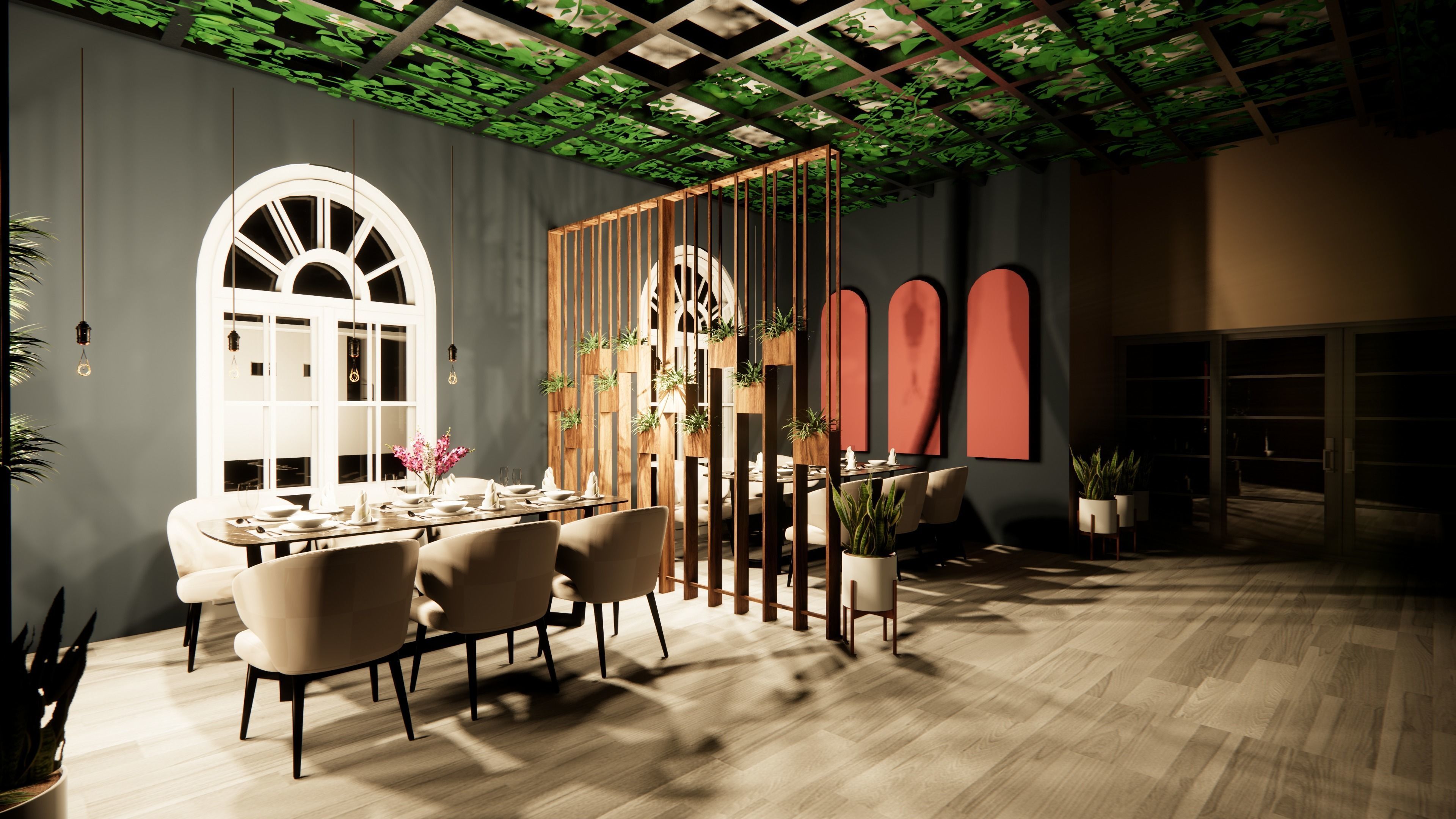 THE FULL RESTAURANT INTERIOR DESIGN PACK 3D model_1