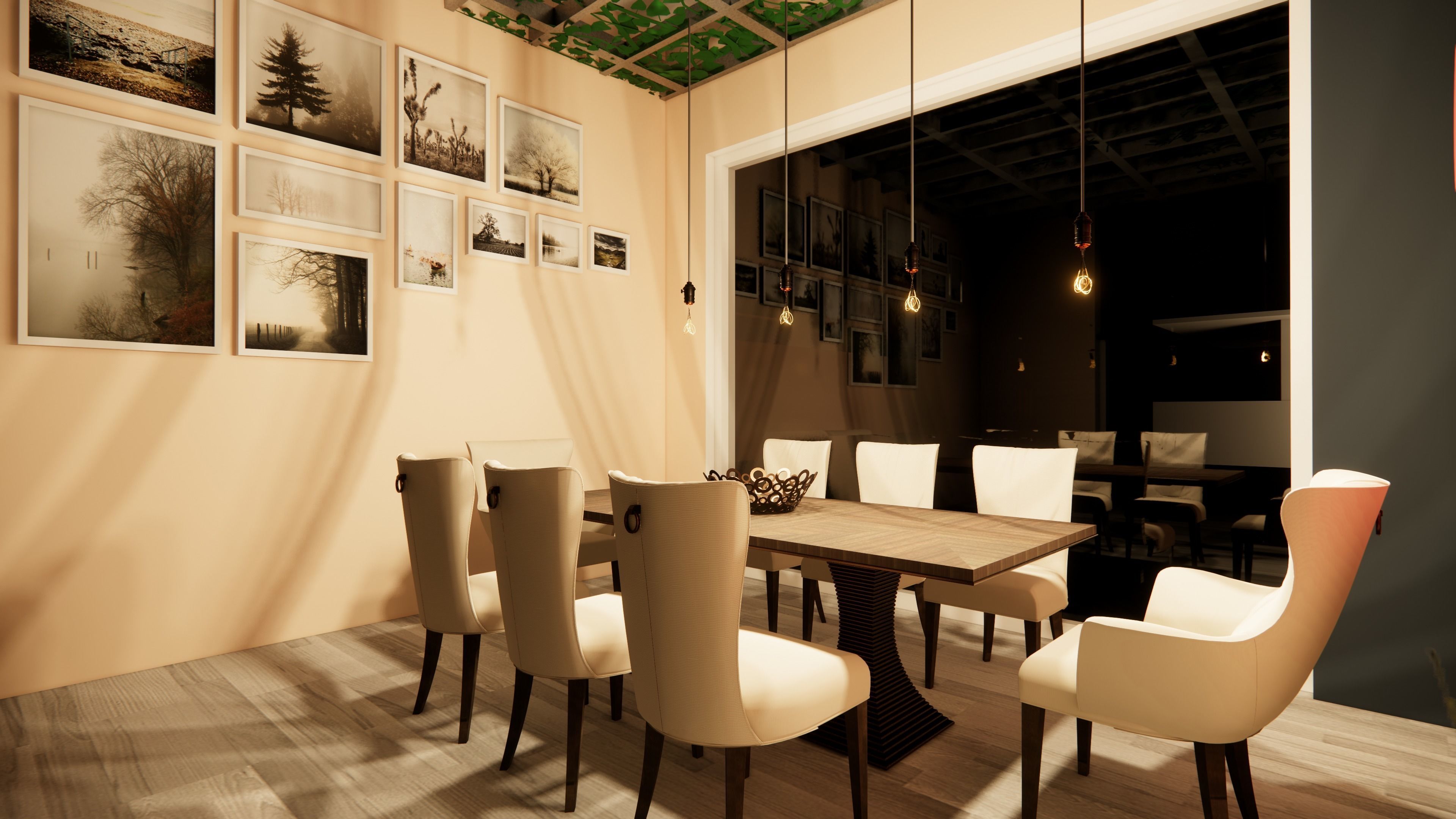 THE FULL RESTAURANT INTERIOR DESIGN PACK 3D model_2