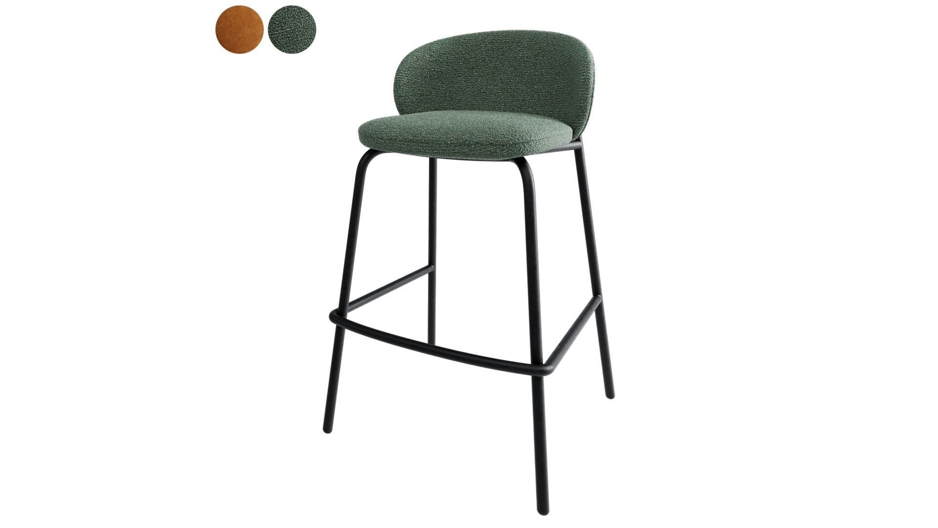 Princeton barstool 3D model_4