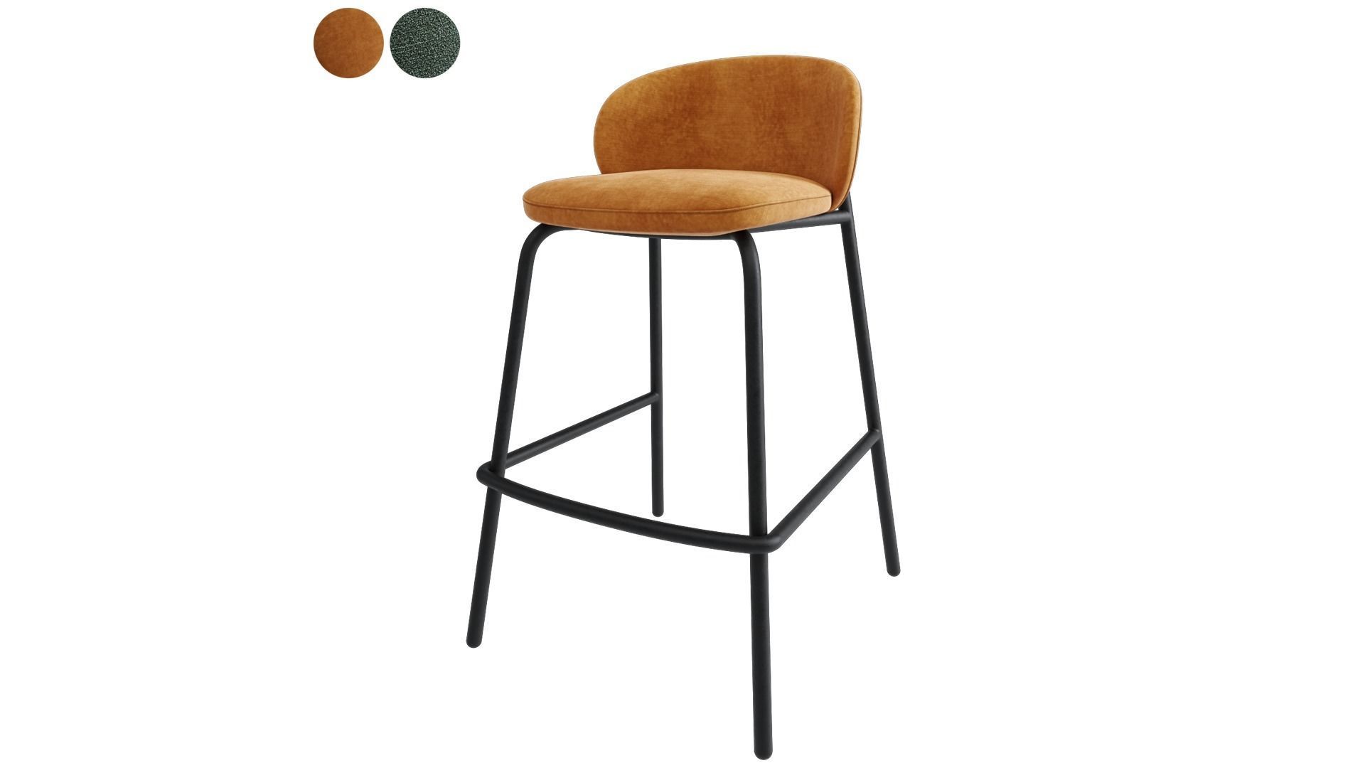 Princeton barstool 3D model_1