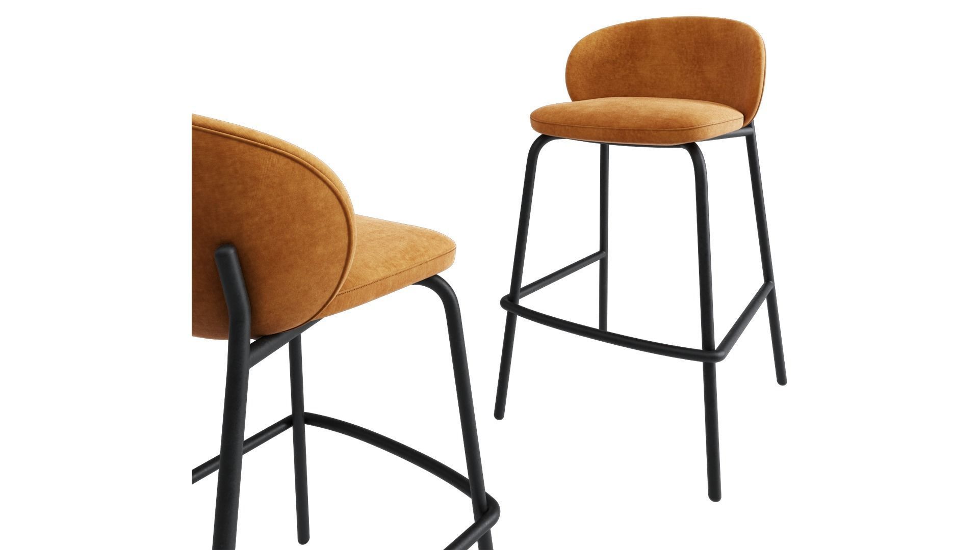 Princeton barstool 3D model_2