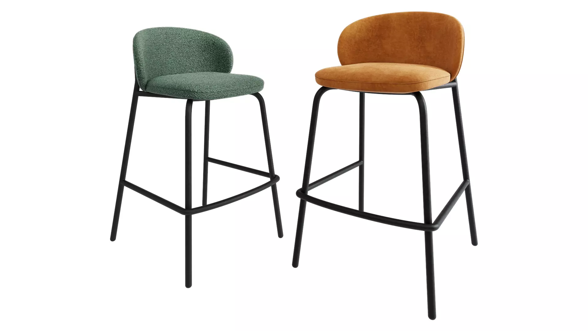 Princeton barstool 3D model_0