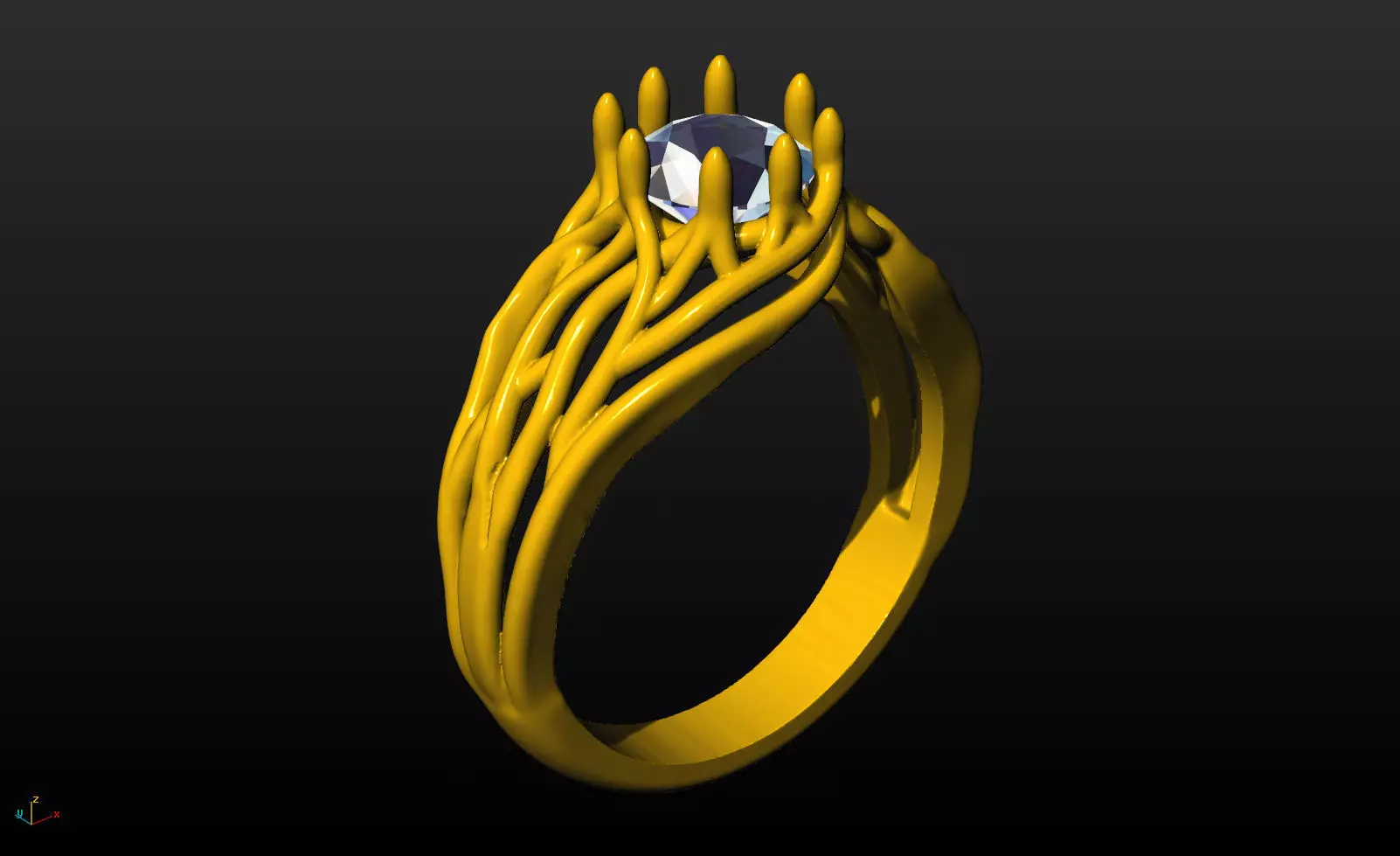 tree ring 3D print model