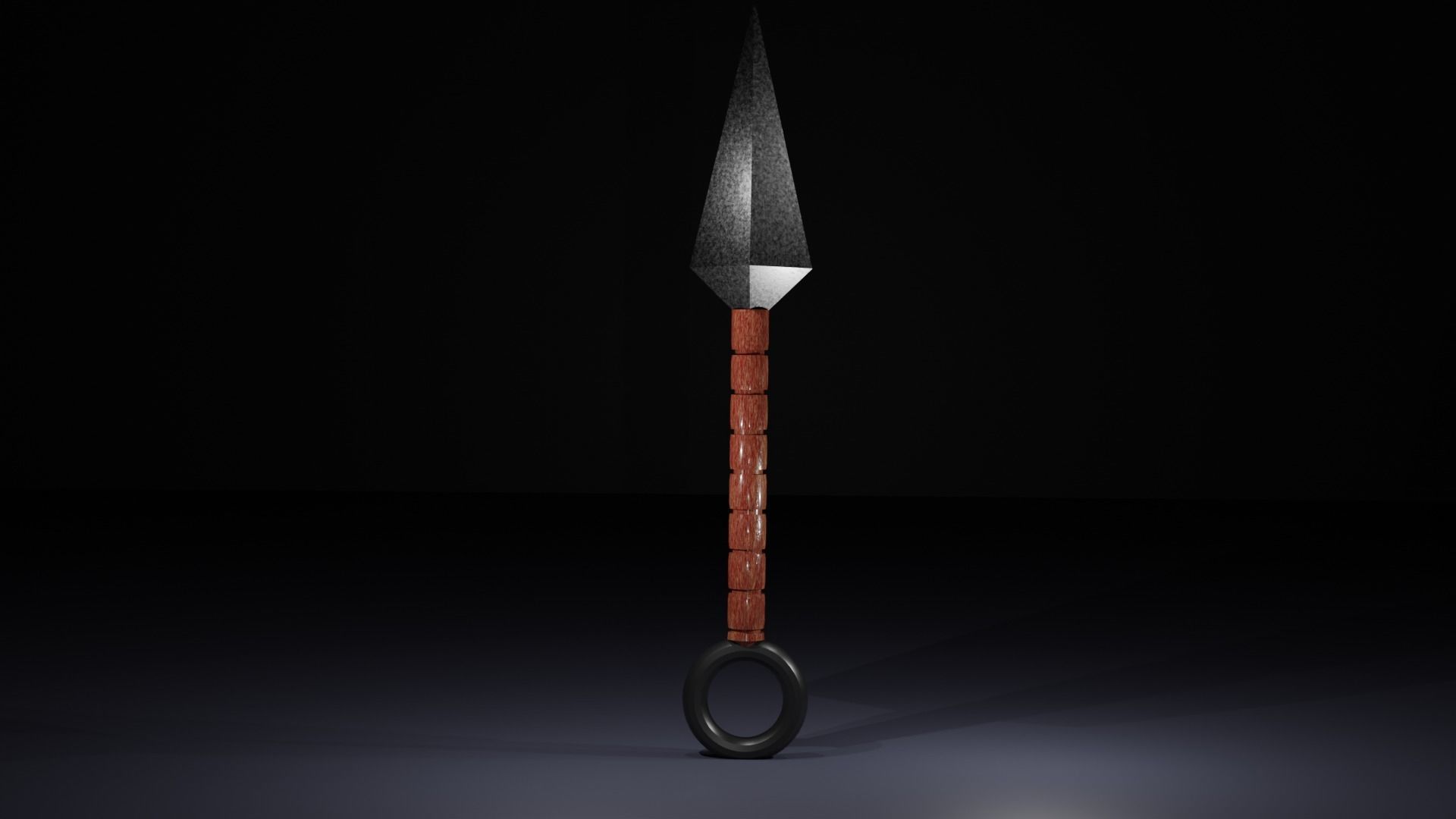 kunai Free low-poly 3D model_1
