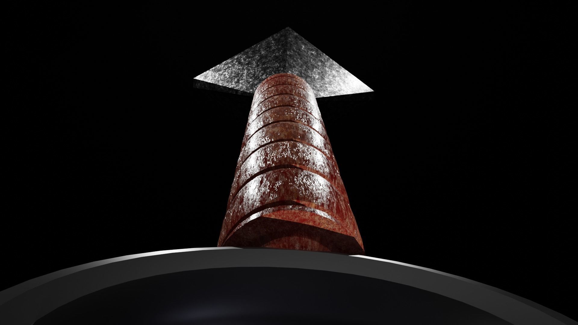 kunai Free low-poly 3D model_5