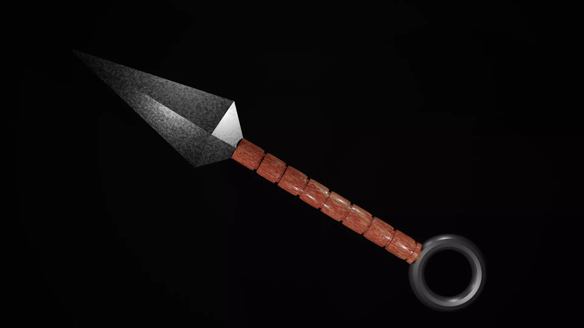 kunai Free low-poly 3D model_0